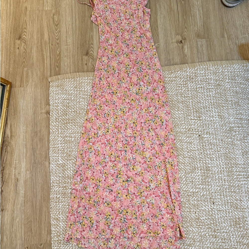 New with tags Vrg Girl Floral Maxi Slip Dress- Size Medium - Picture 8 of 8